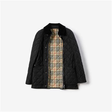 burberry veste matelassée|Veste courte matelassée en nylon (Shale/Brush) .